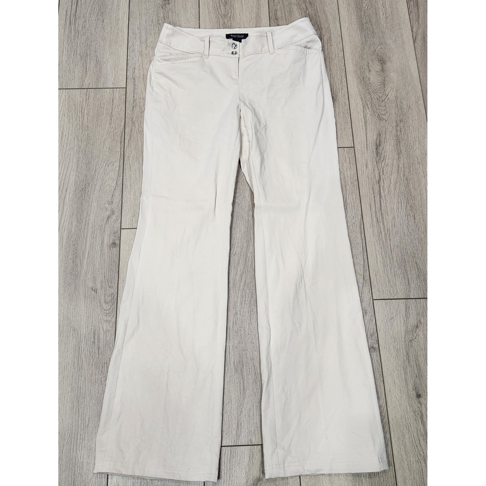 White‎ House Black Market Bootcut Pants Womens 2R Stretch Career Dress Slacks